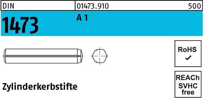 Produktbild Zylinderkerbstift DIN 1473 2 x 10 A 1 DIN 1473