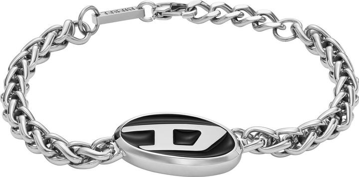 Image du produit Diesel Bracelet en acier (18.50 cm, Acier inoxydable, Émail)