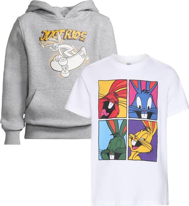 Produktbild Mister Tee MisterTee T-Shirt 2 Pack - kurzarm - Bugs Bunny - 184597 (110)