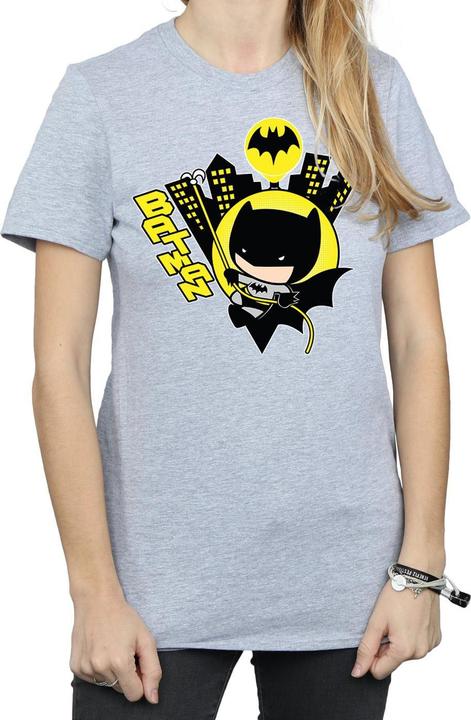 Immagine prodotto Chibi Batman Swinging Maglietta Ampia Donna (XL)