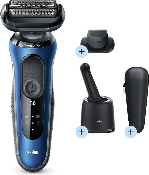 Produktbild Braun Series 6 60-B7200cc Elektrorasierer – Reinigungsstation, Präzisionstrimmer