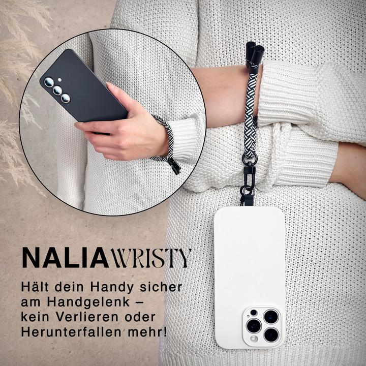 Produktbild Nalia Wristy Lanyard Handykette – Universal Trageband für Smartphones – Verstellbar, Soft & Elastisch