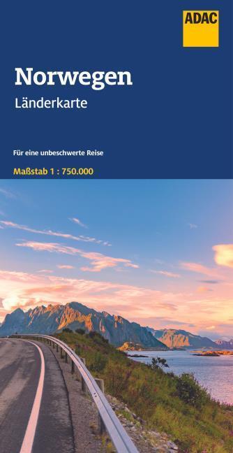 Adac Country map Norway 1:750,000