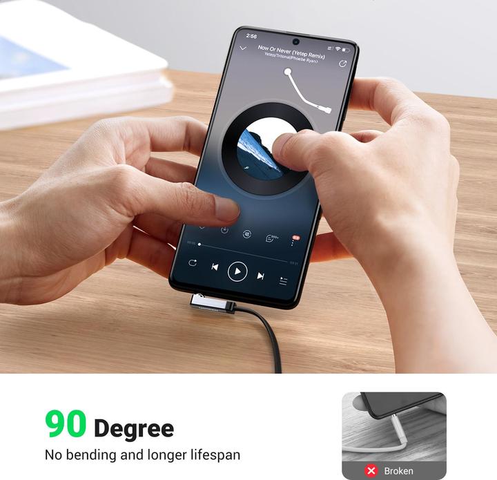 Actual product image Ugreen 3.5mm Klinke – 3.5mm Klinke (1 m, 3.5mm jack (AUX))