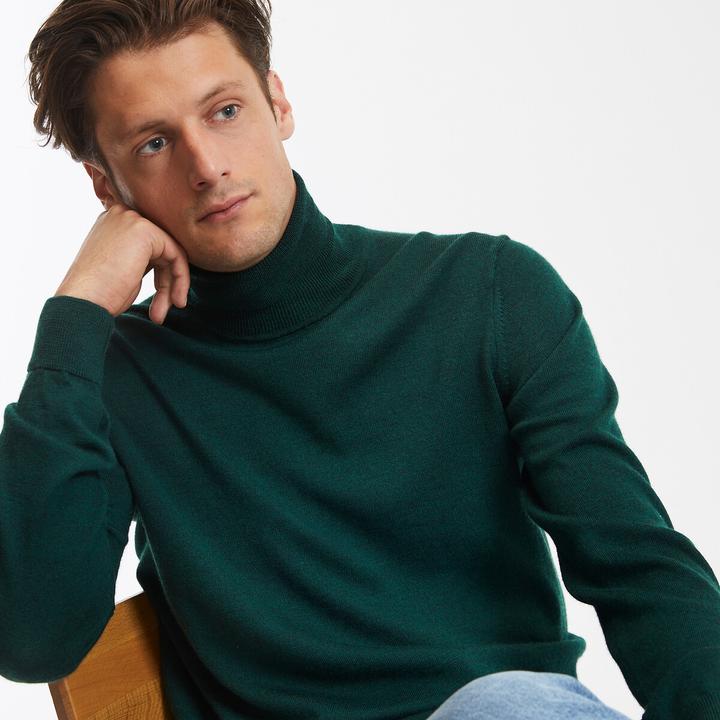 Produktbild La Redoute Collections Rollkragenpullover aus 100% Merinowolle (M)