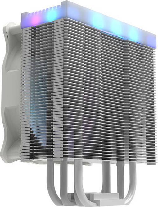 Produktbild Darkflash Tech Darkair CPU active cooling LED (heatsink + fan 120x120) white (157 mm)
