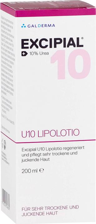Actual product image Excipial U10 Lipolotio (Body milk, 200 ml)
