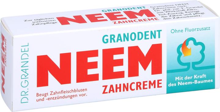 Produktbild Dr Grandel DR:GRANDEL Granodent NEEM Zahncreme ohne Fluorzusatz, 50 ml Zahncreme