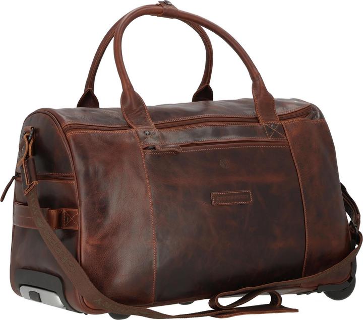 Image du produit Greenburry Sac de voyage à 2 roulettes Rugged en cuir 53 cm (43 l)