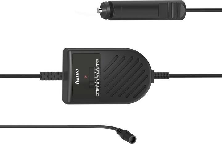 Hama Netzteil für Kfz, einstellbar, 3000mA, 36W, max. 12V, stabilis., 8 Adapter