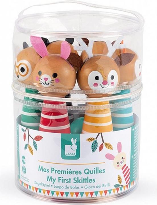 Image du produit Janod mes premieres quilles (Français, Espagnol, Allemand, Italien, Anglais)