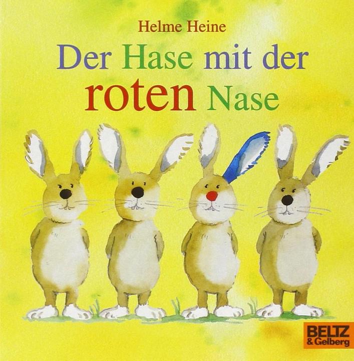 Actual product image Der Hase mit der roten Nase (German, Helmets Heine, 2019)