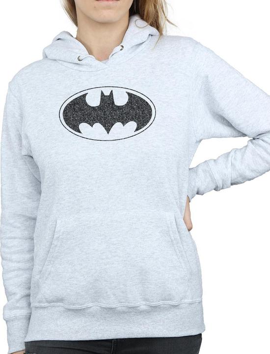 Actual product image Womens/Ladies Batman One Colour Logo Hoodie (XXL)