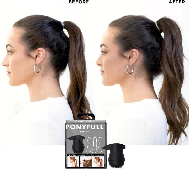 Actual product image Kitsch Ponyfull black