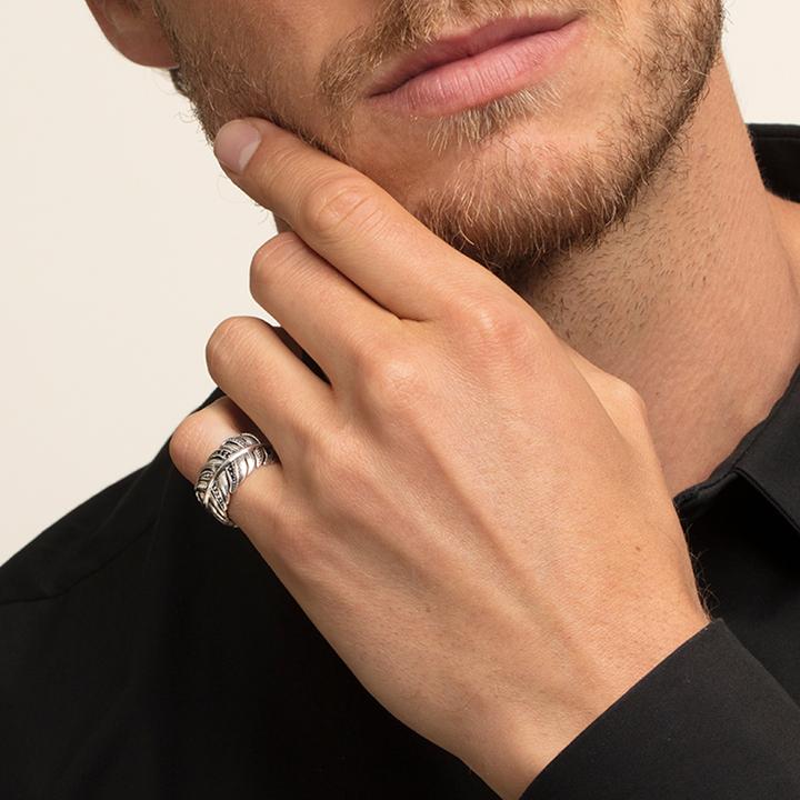 Produktbild Thomas Sabo Ring Feder Pavé (58, 925 Silber)