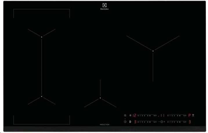 Electrolux LIL83443 Noir Encastrable 78 cm Induction 4 Cuiseur(s)