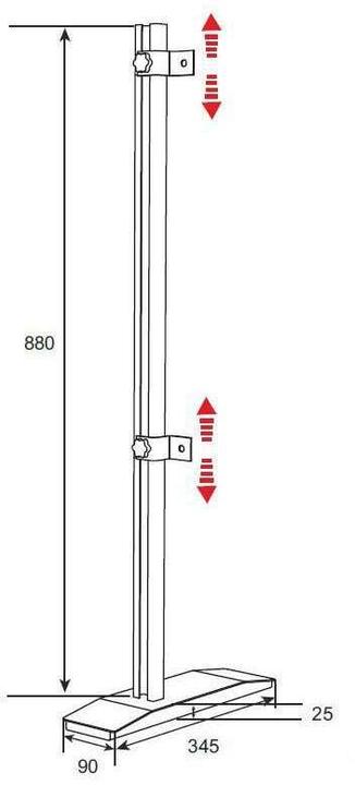 Produktbild DSS Twin 80 (Universal, 80", 80 kg)