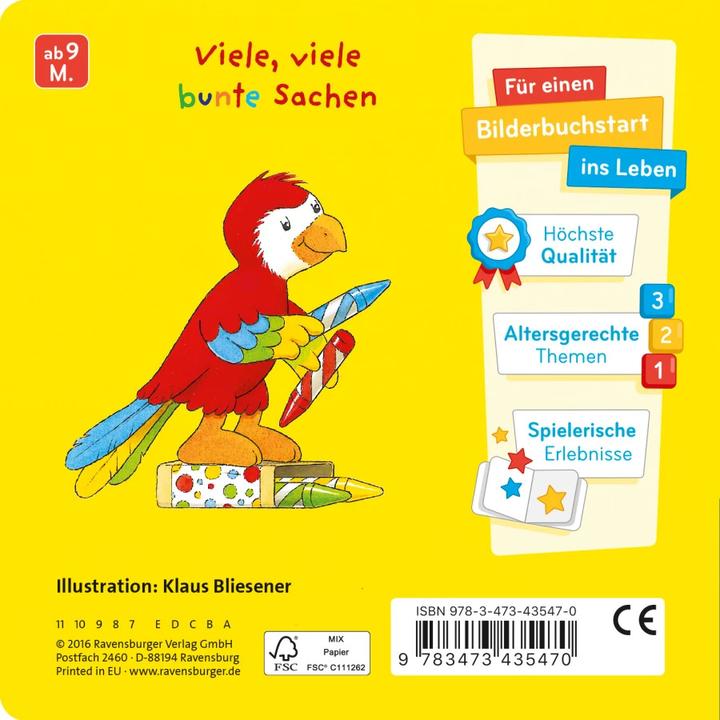 Produktbild Ravensburger Mein erstes Gucklochbuch Farben (Deutsch)