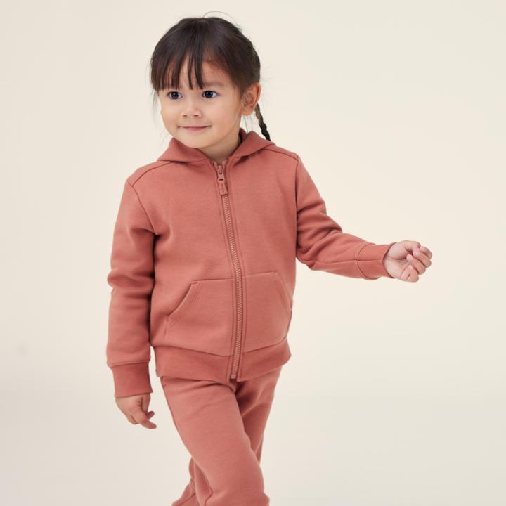 Produktbild Domyos Kapuzenjacke Babys/Kleinkinder - terrakotta (86, 85 C)