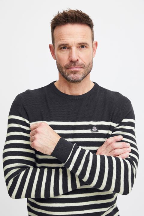 Produktbild FQ1924 FQKyle stripe crew neck knit 21900651 (M)
