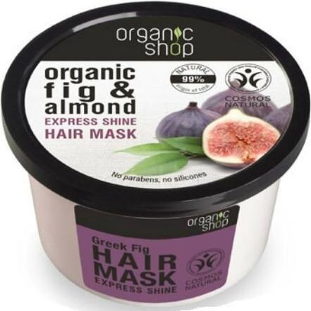 Immagine prodotto Organic Shop Maschera per capelli Express Shine Fico e Mandorla, 250ml (250 ml)