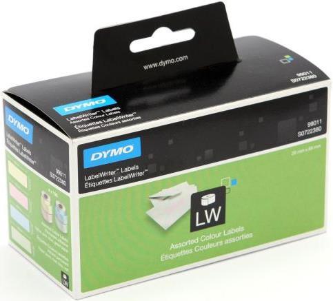 Produktbild Dymo S0722380 Farbige Adress-Etiketten