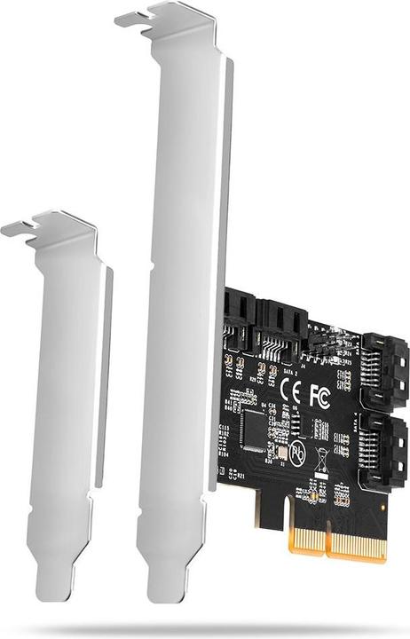 Produktbild Axagon PCES-SA4X4 PCIe Controller 4x internal SATA 6G port + LP