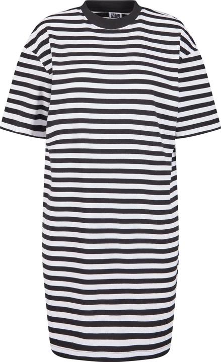 Urban Classics Ladies Oversized Striped Tee Dress - 142655