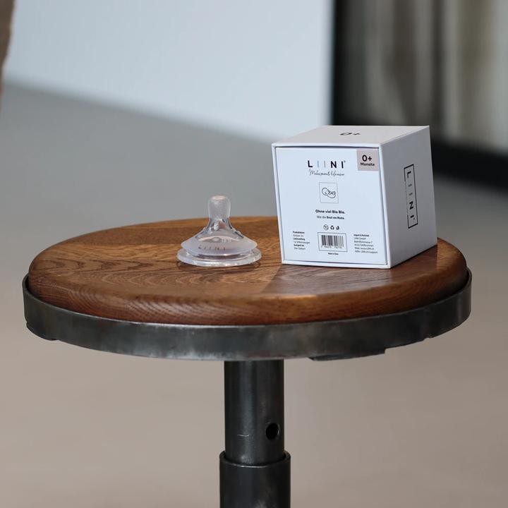 Actual product image Liini Bottle teat with breast structure 0+