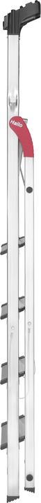 Produktbild Hailo L80 ComfortLine, Alu-Sicherheits-Stehleiter, 5 Stufen (Stehleiter, 150 cm)