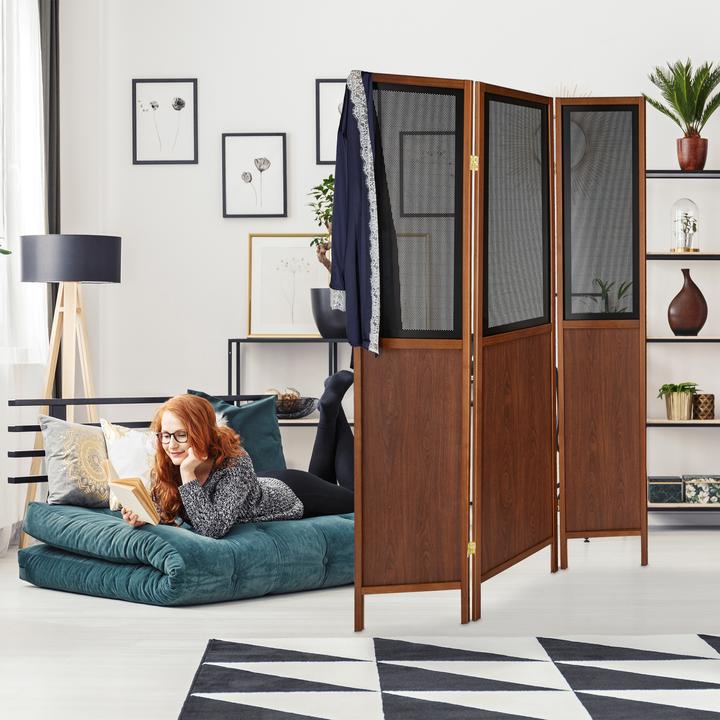 Actual product image Relaxdays Folding screen