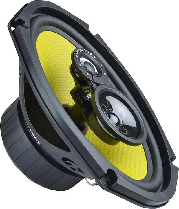 Ground Zero ZERO GZTF69X 3-WEG TRIAXIAAL 69 INCH 2X 130 WATT RMS VERMOGEN 3 OHM IMPEDANTIE (6 x 9")