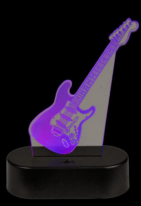 Actual product image TOP 3d Lamp Guitar