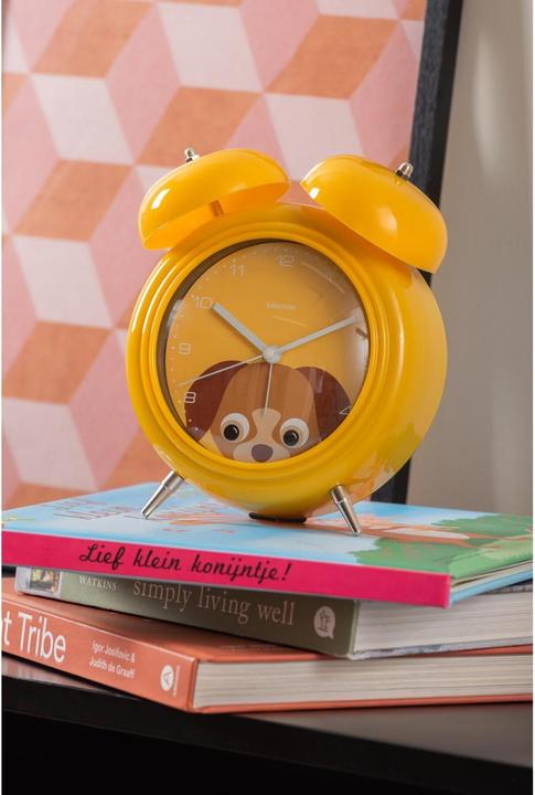 Actual product image Karlsson Wecker Hund Gelb, Anzeige: Analog, Detailfarbe: Gelb