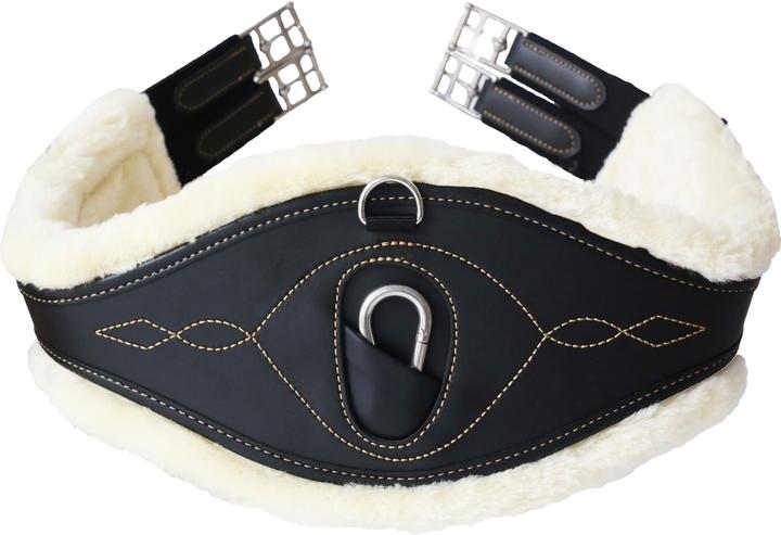 Kentucky Horsewear Langgurt anatomisch mit künstl. Schaffell