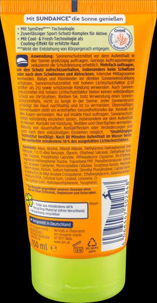 Image du produit dm Sundance SUNDANCE Sport Crème Gel LF50 (Gel solaire, SPF 50)