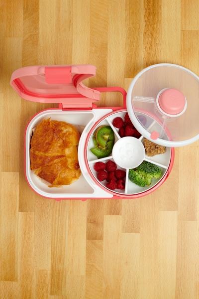 Actual product image GöBe Lunchbox for children with snack spinner