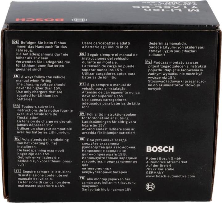 Nährwerte und Zutaten Bosch Automotive Ltx5l-Bs (12 V, 1.60 Ah, 95 A)