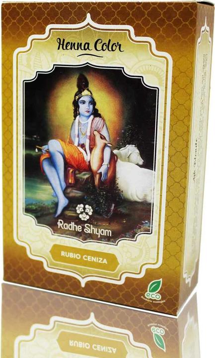 Actual product image Radhe Shyam Henna Rubio Ceniza Polvo Radhe 100g (Ash Blonde)