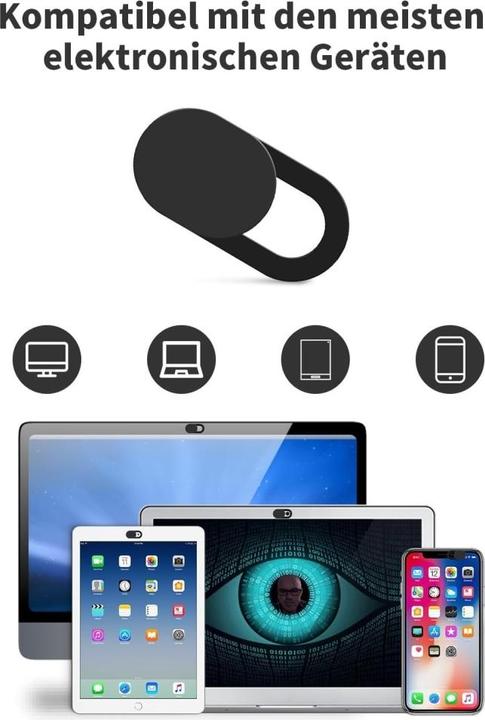 Actual product image PowerGuard Set of 3 Privacy Webcam Cover 0.6mm