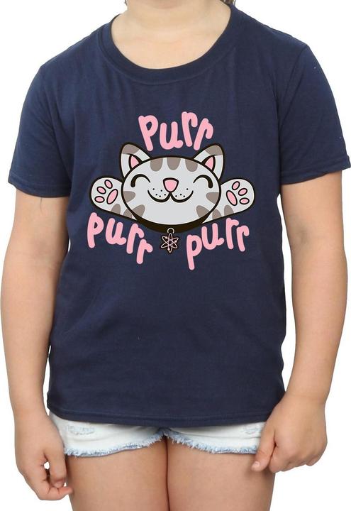 Actual product image Big Bang Theory Girls Soft Kitty Purr Cotton T-Shirt (116)