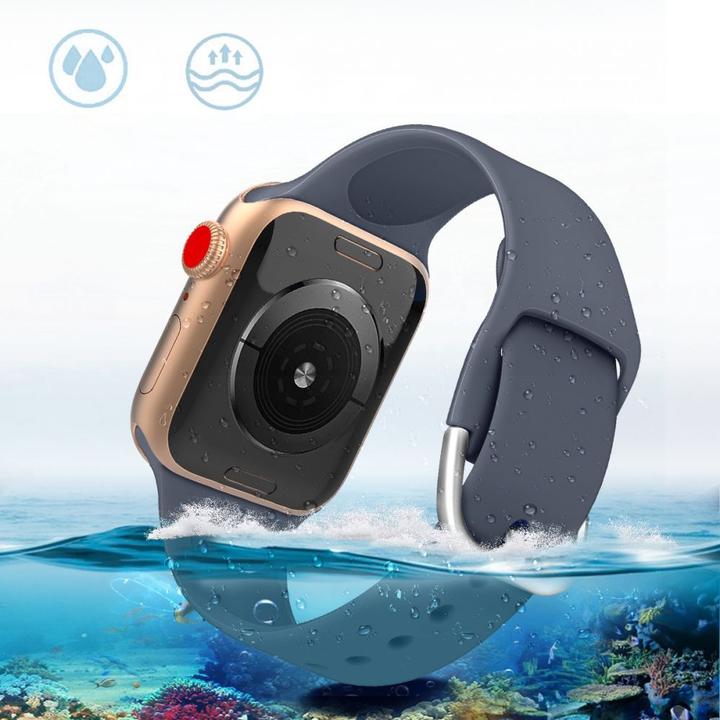 Immagine prodotto Hurtel Cinturino in silicone APS Fascia in silicone per Watch 9 / 8 / 7 / 6 / 5 / 4 / 3 / 2 / SE (41 / 40 (Silicone, Metallo)