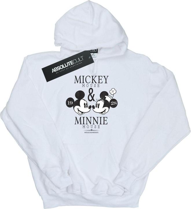 Actual product image Disney Mens Mickey And Minnie Mouse Mousecrush Mondays Hoodie (XXL)