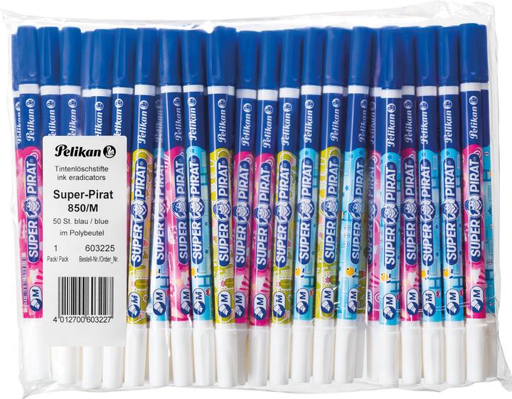 Actual product image Pelikan Ink eraser Super Pirate (Multicoloured, 50 x)