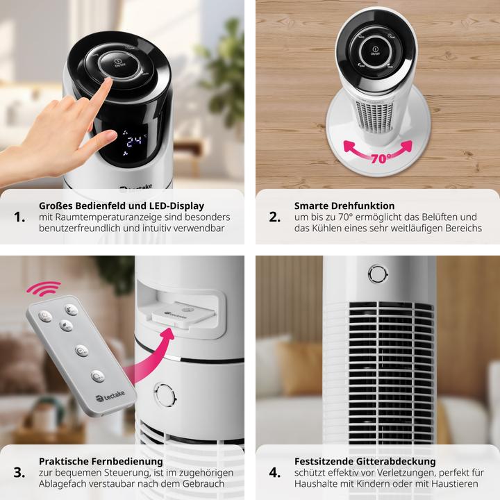Produktbild tectake Turmventilator (50 dB)