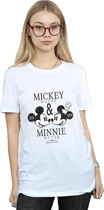 Image du produit Disney Womens/Ladies Mousecrush Mondays Mickey & Minnie Mouse T-shirt en coton (S)