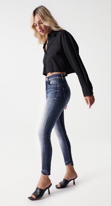 Produktbild Salsa Jeans Cropped Secret Glamour Pushin Dark Wash (27)