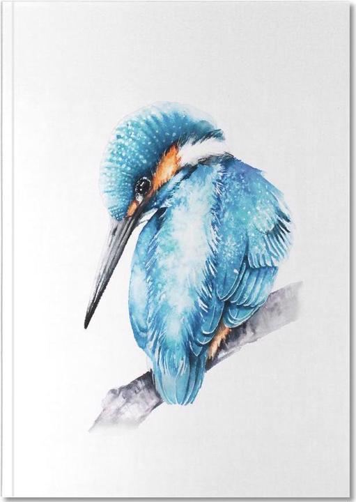 Juniqe Kingfisher II - Uccelli (A4, Righe)