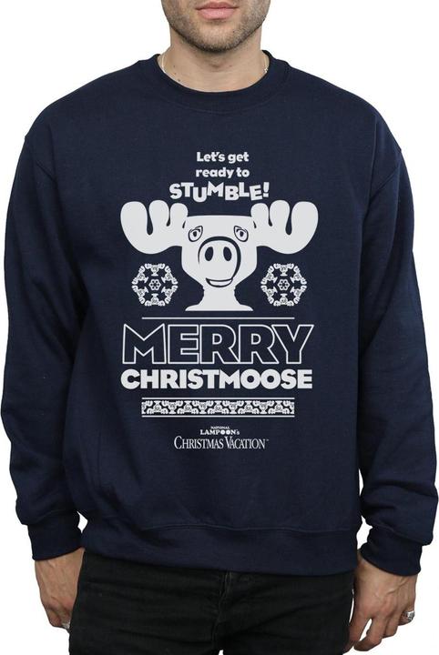 Actual product image National Lampoon´s Vacation Mens Merry Christmoose Sweatshirt (L)