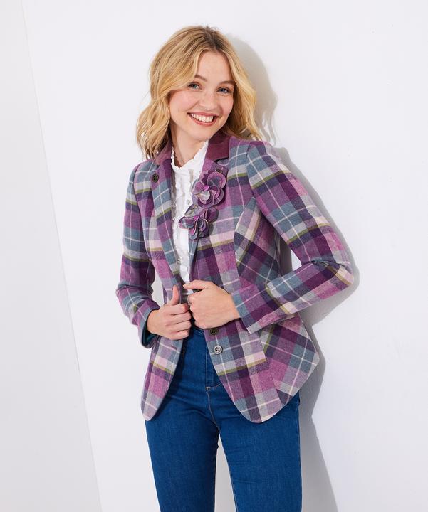 Produktbild Joe Browns Check Jacket with Corsage (36)
